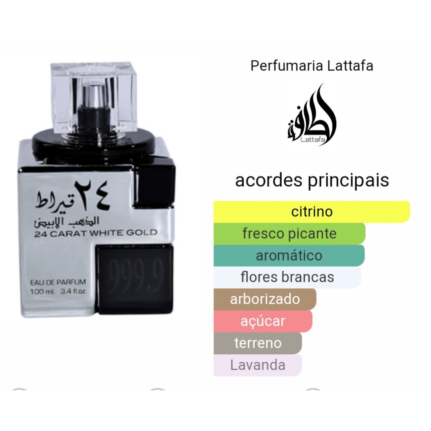 Perfume 24 Carat White Gold