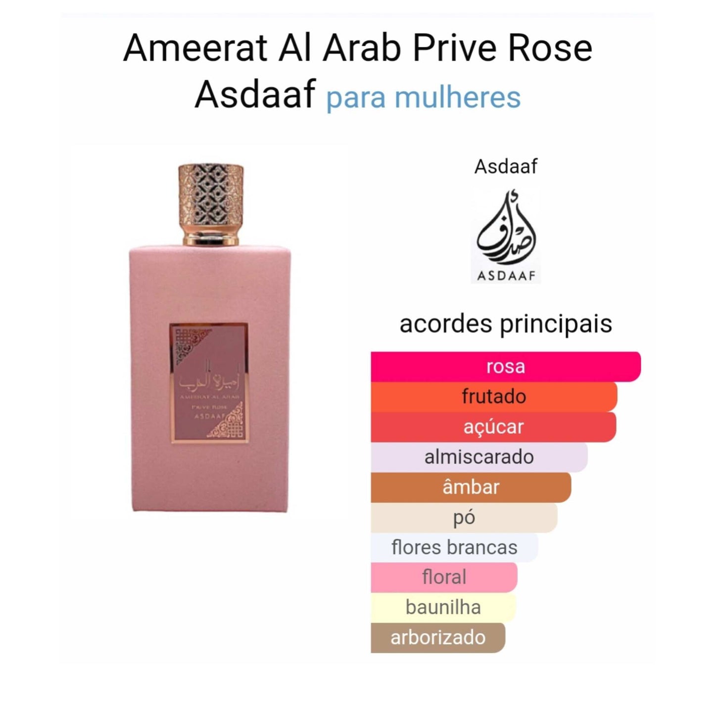Ameerat Al Arab Prive Rose by Asdaaf