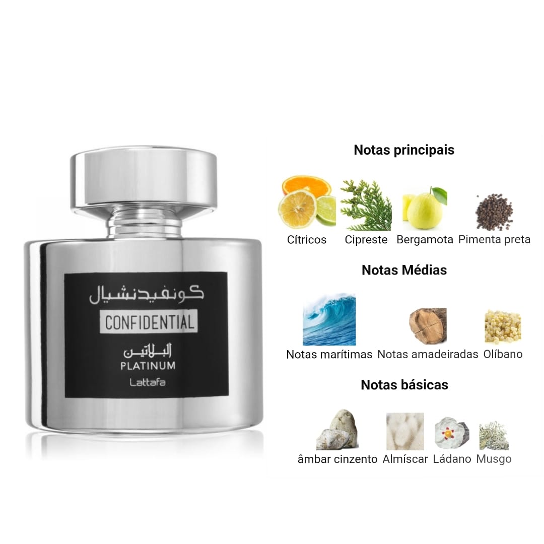 Lattafa Confidential Platinum Perfume