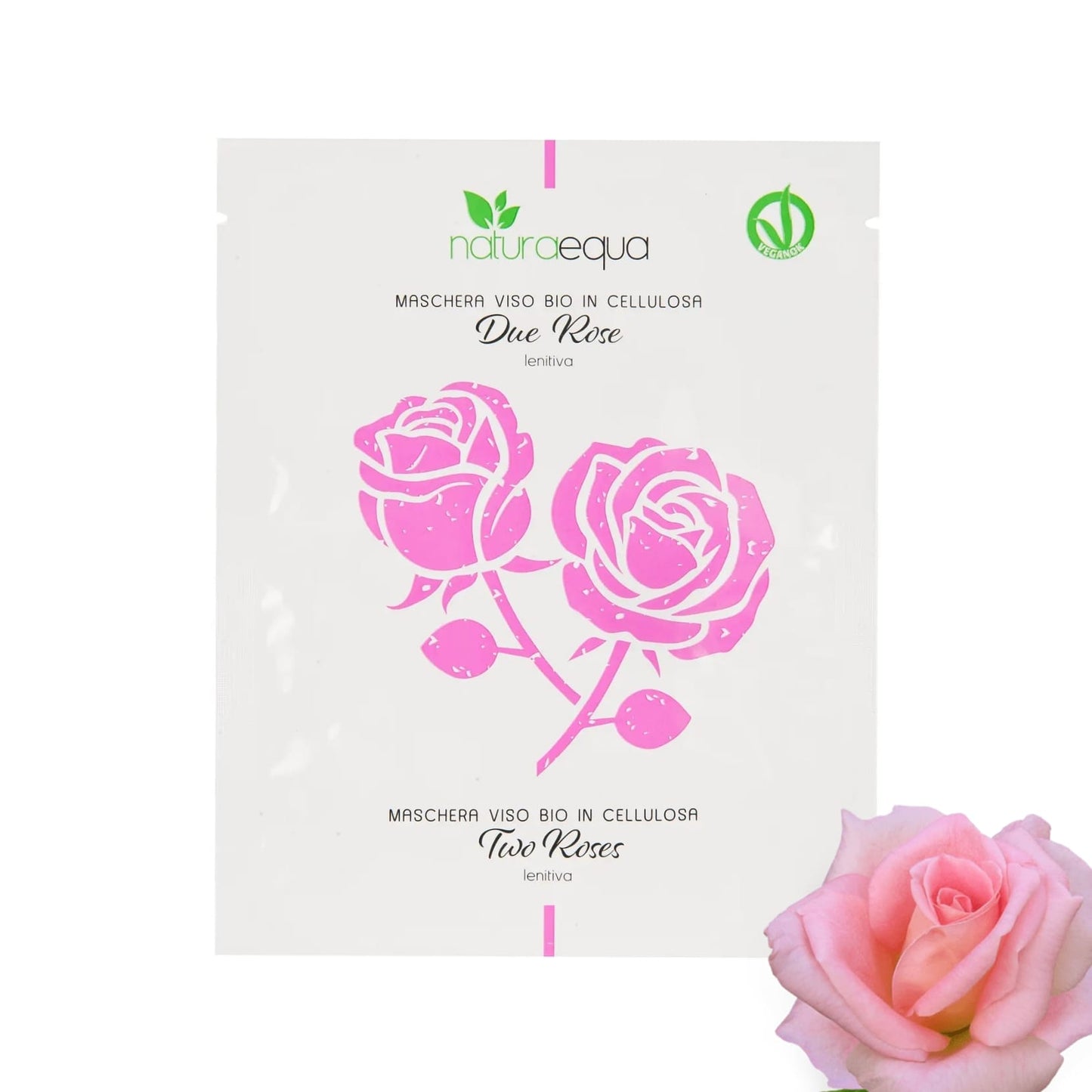 DUE ROSE Organic Cellulose Facial Mask - Soothing