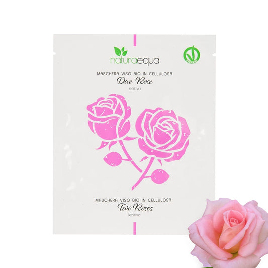 DUE ROSE Organic Cellulose Facial Mask - Soothing