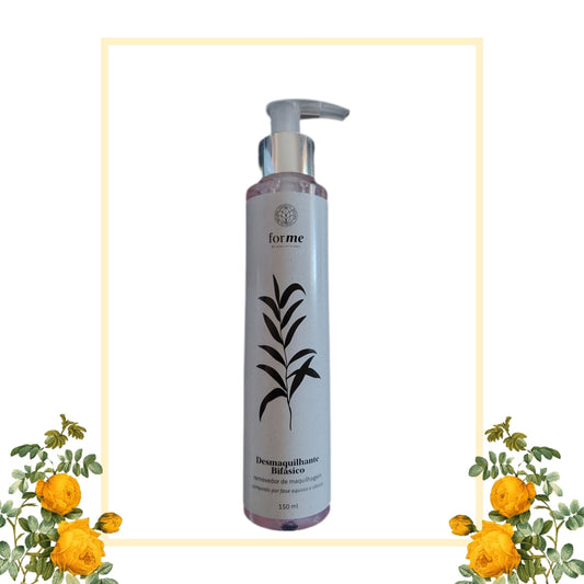 Biphasic makeup remover